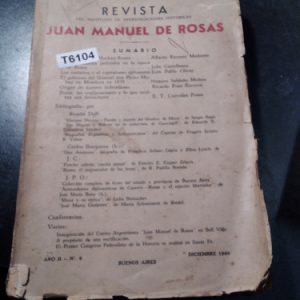 Revista Juan Manuel De Rosas