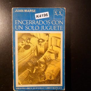 Encerrados Con Un Solo Juguete Juan Marse K4196