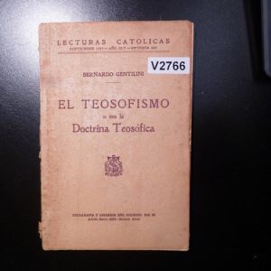 El Teosofismo   Bernardo Gentilin V2766