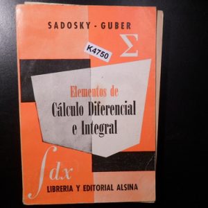 Sadosky Guber Elementos De Cálculo Diferencial  K4750