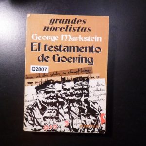 El Testamento De Goering De George Markstein Q2807