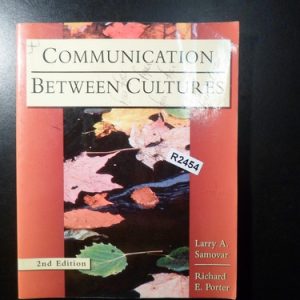 Communication Between Cultures Larry A Samovar R2454