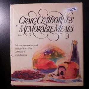 Craig Claiborne's Memorable Meals R2037