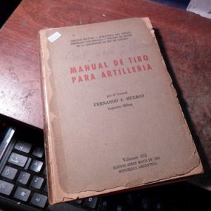 Manual De Tiro Para Artilleria Huergo (q570