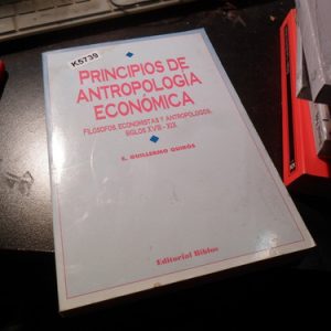 Principios De Antropologia Economica Quiros
