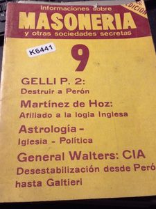 Informe Sobre Masonería