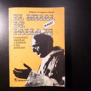 El Misal De Pablo Sexto Muñoz, K4497