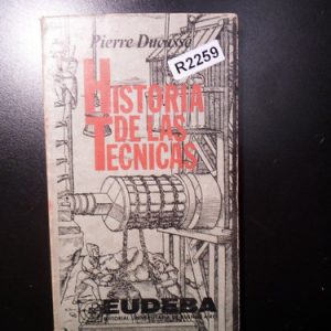 Historia De Las Técnicas Pierre Ducasse R2259