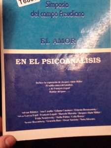 Simposio Del Campo Freudiano El Amoren El Psicoanalisis