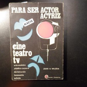 Para Ser Actor Actriz Valera K4516
