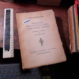 Observaciones Sobre El Español En America Henriquez Ureña