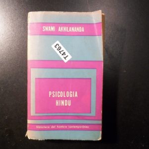 Psicologia Hindu Swami Akhilananda T4763