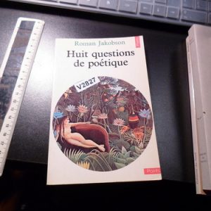 Roman Jakobson Huit Questions De Poétique V2827