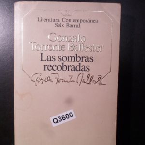 Las Sombras Recobradas Gonzalo Torrente Ballester Q3600