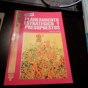 Planeamiento Estrategico Y Presupuestos - Guillermo Vinitzky