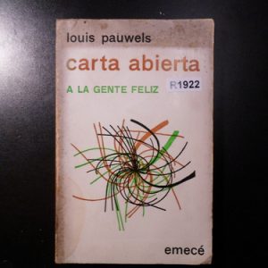 Luis Pauwels Carta Abierta R1922