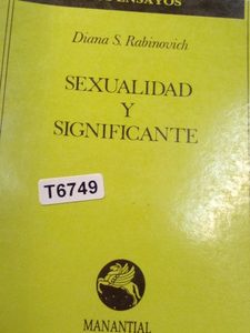 Diana S. Rabinovich Sexualidad Y Significante