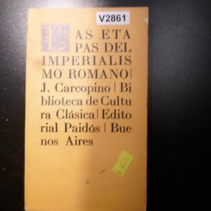 Las Etapas Del Imperialismo Romano Carcopino V2861