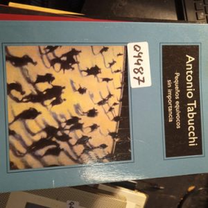 Antonio Tabucchi  Pequeños Equívocos Sin Importancia
