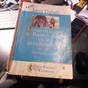 Dubatti Nuevo Teatro |