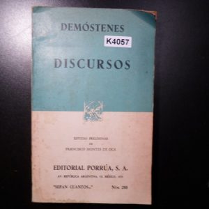 Demóstenes Discursos Porrúa K4057