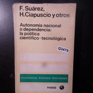 F. Suarez, H. Ciapuscio Autonomia Nacional Q3479