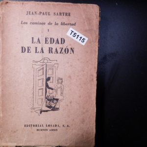 Jean-paul Sartre: La Edad De La Razón T5115