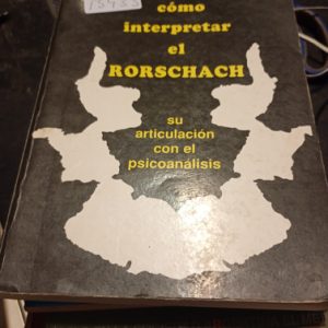 Cristina  Cómo Interpretar El Rorschach