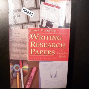 Writing Research Papers James D Lester K4843