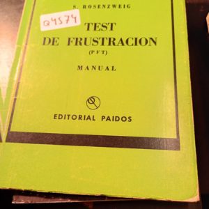S. Rosenzweig  Q4574  Test De Frustracion