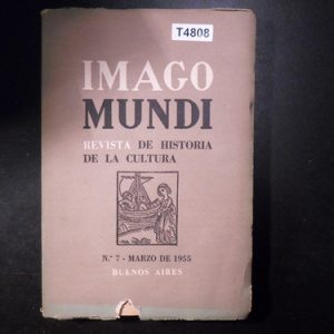 Imago Mundi Revista De Historia De La Cultura T4808