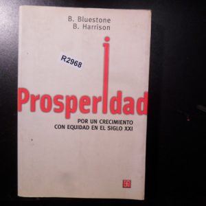 Prosperidad; Autor Bluestone. Harrison R2968