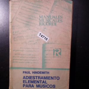 Manuales Musicales Ricordi T4716