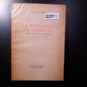 La Venganza De Afrodita José León Pagano Q2509