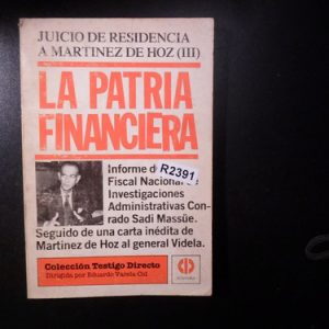 La Patria Financiera Martínez De Hoz R2391