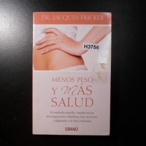 Menos Peso Y Más Salud Jacques Fricker H3756