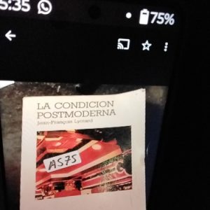 La Condicion Postmoderna  Jean-françois Lyotard