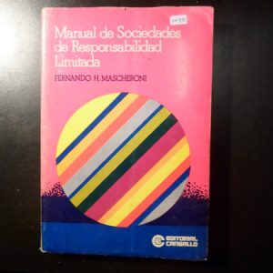 Manual De Sociedades De Respons Limitada Mascheroni M708