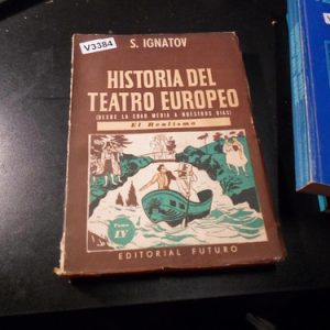 Historia Del Teatro Europeo Ignatov V3384