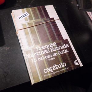 La Cabeza De Goliat Ezequiel Martinez Estrada 2 Tomos R1822